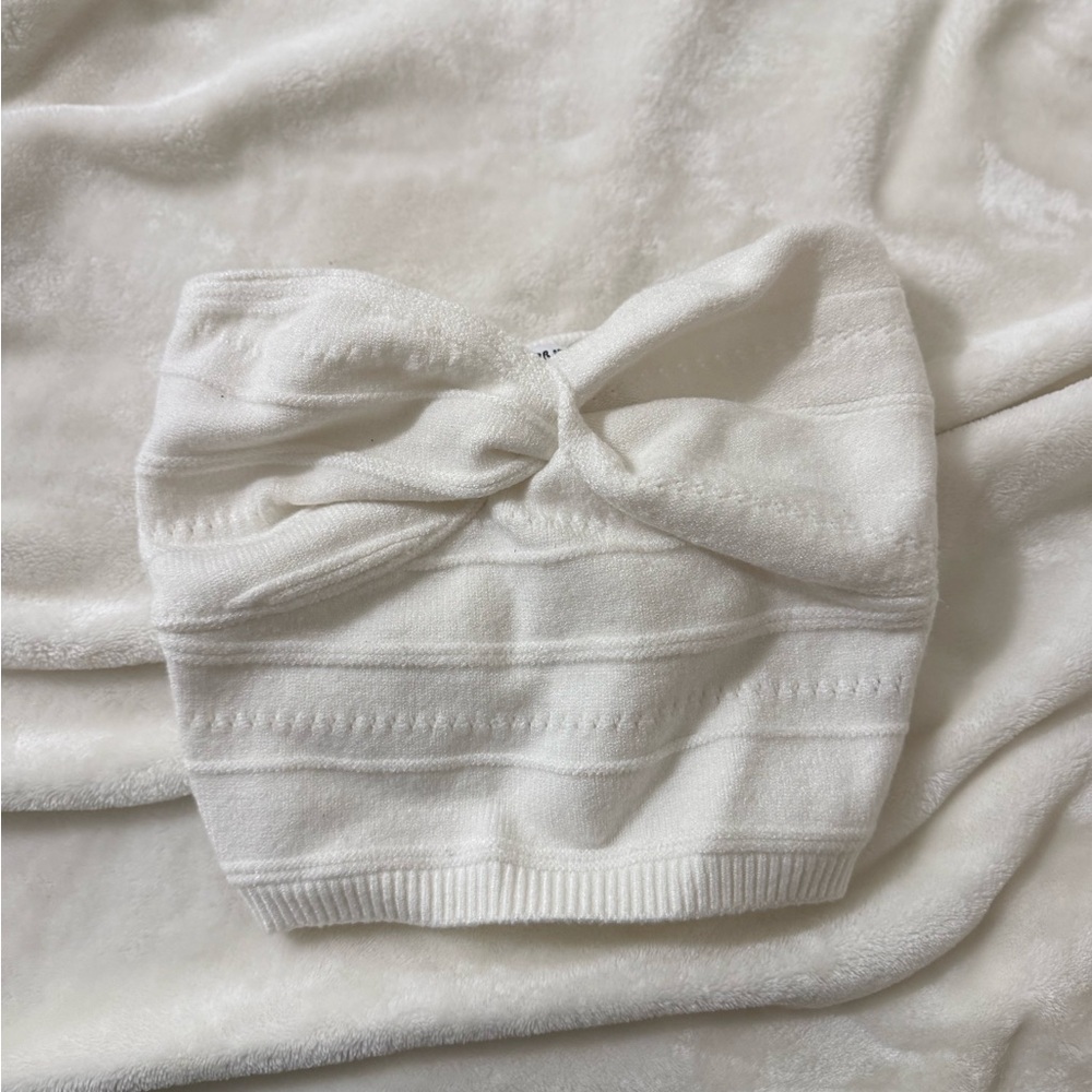 Princess Polly Cream Knit Top